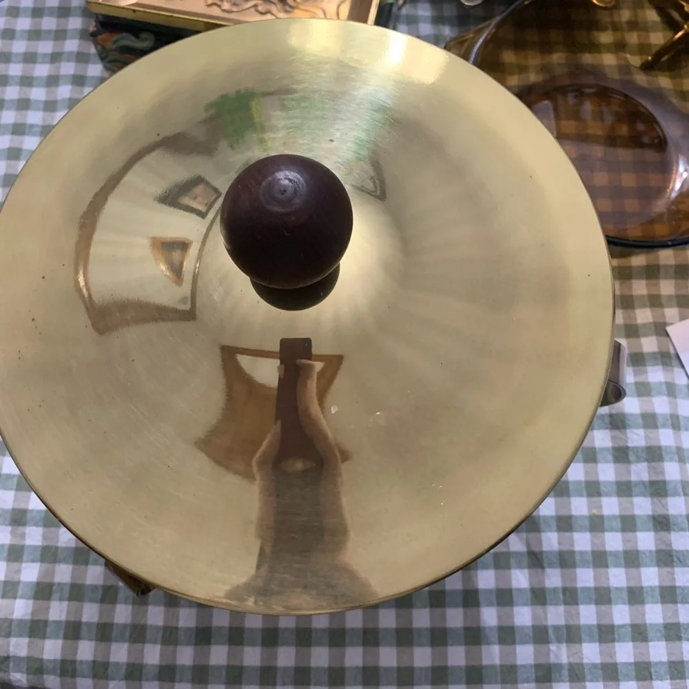 Vintage Gold Color Serving Dish